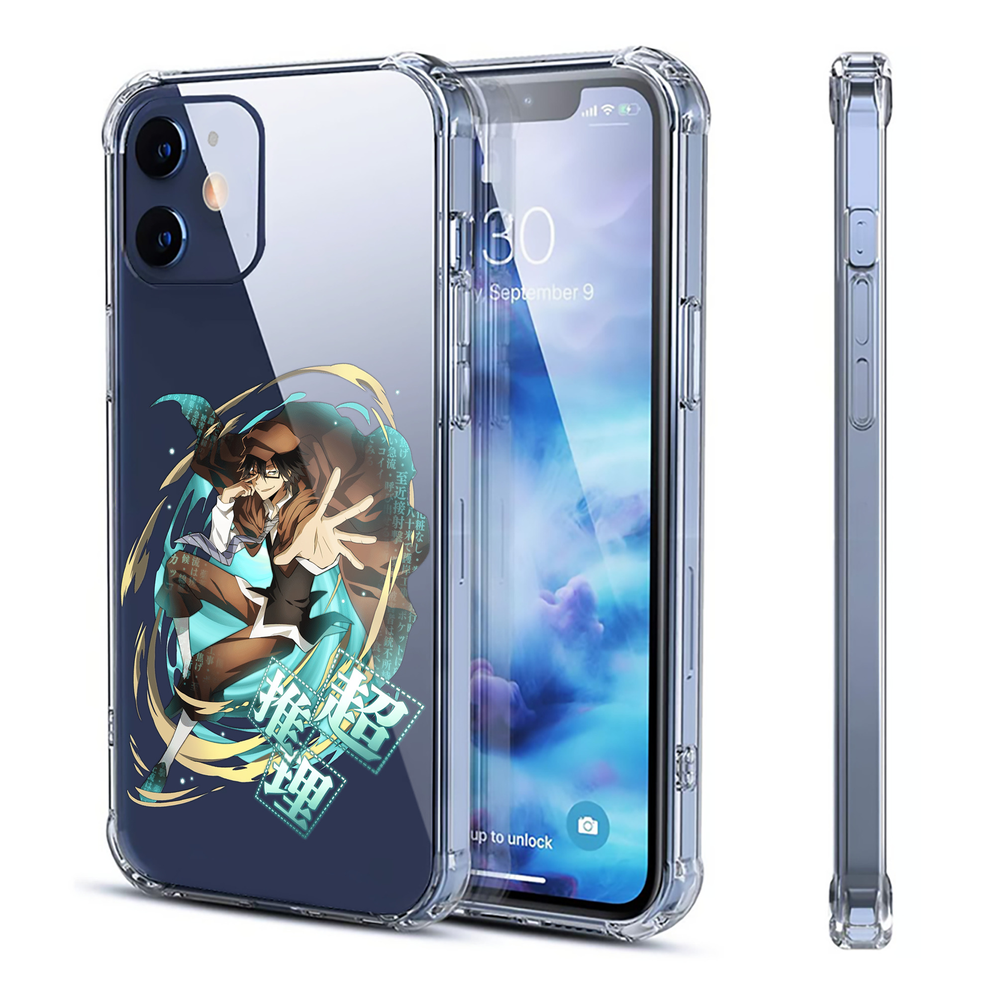 （画像用） 文豪ストレイドッグス Bungo Stray Dogs 【iPhone 12シリーズ対応】透明スマホケース（クリアソフトケース）